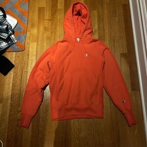 Champion Vibrant Orange Pullover Hoodie